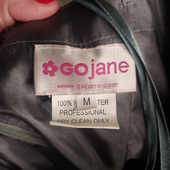 GoJane Strapless Gray Cocktail Dress - Picture 7 of 9